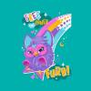 imageCafePress Furby Inner Furb Square Bumper Sticker Car DecalClear