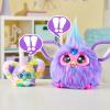 imageFurby Furblets SNOWay Holiday Edition Mini Friend 45 Sounds Holiday Music Speaks Only Furbish Electronic Plush Toys for Girls ampamp Boys Interactive Pets Blue ampamp White 6Zeebah