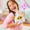 imageFurby Gold Glam Interactive Plush Toys for 6 Year Old Girls ampamp Boys ampamp Up Voice Activated Animatronic Speaks English ampamp Furbish White Amazon Exclusive