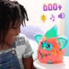 imageFurby Purple 15 Fashion Accessories Interactive Plush Toys for 6 Year Old Girls ampamp Boys ampamp Up Voice Activated AnimatronicCoral