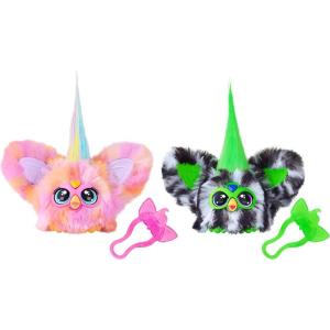 imageFurby Furblets 2Pack Mini Friends PixElle ampamp OohKoo 45 Sounds Each Music ampamp Speaks Only Furbish Electronic Plush Toys Multicolor ampamp BlueWhite Back to School Gifts Ages 6 Amazon ExclusiveGreeniemeanie  Maymay