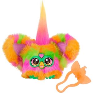 imageFurby Furblets DahTee Mini Friend 45 Sounds Country Music Speaks Only Furbish Electronic Plush Toys for Girls ampamp Boys Interactive Pets Pink Polka Dot Back to School Gifts Ages 6Partay