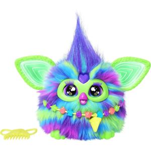 imageFurby Galaxy Edition Glow in The Dark 15 Fashion Accessories Interactive Plush Toys for 6 Year Old Girls ampamp Boys ampamp Up Voice Activated Animatronic Amazon Exclusive