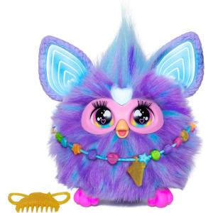 imageFurby Purple 15 Fashion Accessories Interactive Plush Toys for 6 Year Old Girls ampamp Boys ampamp Up Voice Activated AnimatronicPurple