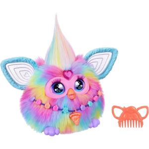imageFurby Purple 15 Fashion Accessories Interactive Plush Toys for 6 Year Old Girls ampamp Boys ampamp Up Voice Activated AnimatronicTie Dye