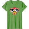 imageFurby Classic Toy Big Sassy Face Portrait TShirtGrass Green