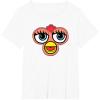 imageFurby Classic Toy Big Sassy Face Portrait TShirtWhite
