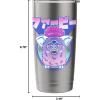 imageFurby Retro Pink Circle Kanji Portrait Stainless Steel Insulated TumblerBrushed Steel