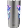 imageFurby Retro Pink Circle Kanji Portrait Stainless Steel Insulated TumblerBrushed Steel
