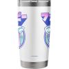 imageFurby Retro Pink Circle Kanji Portrait Stainless Steel Insulated TumblerWhite