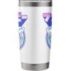 imageFurby Retro Pink Circle Kanji Portrait Stainless Steel Insulated TumblerWhite