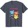 imageFurby Vintage Neon Gradient Since 1998 Heart Portraits TShirtHeather Blue