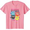 imageFurby Vintage Neon Gradient Since 1998 Heart Portraits TShirtPink
