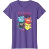 imageFurby Vintage Neon Gradient Since 1998 Heart Portraits TShirtPurple Heather