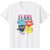 imageFurby Vintage Neon Gradient Since 1998 Heart Portraits TShirtWhite