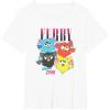 imageFurby Vintage Neon Gradient Since 1998 Heart Portraits TShirtWhite