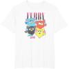 imageFurby Vintage Neon Gradient Since 1998 Heart Portraits TShirtWhite