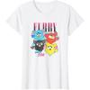 imageFurby Vintage Neon Gradient Since 1998 Heart Portraits TShirtWhite