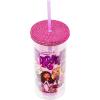 imageSilver Buffalo Furby Pastel Iridescent Plastic Tall Cold Cup with Lid and Straw 20 OuncesBratz with Rhinestones Lid