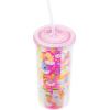 imageSilver Buffalo Furby Pastel Iridescent Plastic Tall Cold Cup with Lid and Straw 20 OuncesCare Bears Iridescent