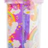 imageSilver Buffalo Furby Pastel Iridescent Plastic Tall Cold Cup with Lid and Straw 20 OuncesCare Bears Iridescent