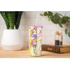 imageSilver Buffalo Furby Pastel Iridescent Plastic Tall Cold Cup with Lid and Straw 20 OuncesCare Bears Iridescent