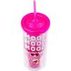 imageSilver Buffalo Furby Pastel Iridescent Plastic Tall Cold Cup with Lid and Straw 20 OuncesCare Bears LoveALotBear Mood