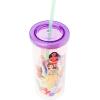 imageSilver Buffalo Furby Pastel Iridescent Plastic Tall Cold Cup with Lid and Straw 20 OuncesDisney Princess