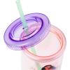 imageSilver Buffalo Furby Pastel Iridescent Plastic Tall Cold Cup with Lid and Straw 20 OuncesDisney Princess
