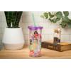 imageSilver Buffalo Furby Pastel Iridescent Plastic Tall Cold Cup with Lid and Straw 20 OuncesDisney Princess