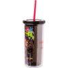 imageSilver Buffalo Furby Pastel Iridescent Plastic Tall Cold Cup with Lid and Straw 20 OuncesFive Nights at Freddys