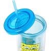 imageSilver Buffalo Furby Pastel Iridescent Plastic Tall Cold Cup with Lid and Straw 20 OuncesKrabby Patties