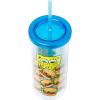 imageSilver Buffalo Furby Pastel Iridescent Plastic Tall Cold Cup with Lid and Straw 20 OuncesKrabby Patties