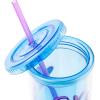 imageSilver Buffalo Furby Pastel Iridescent Plastic Tall Cold Cup with Lid and Straw 20 OuncesLilo and Stitch 2 Cute