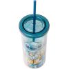 imageSilver Buffalo Furby Pastel Iridescent Plastic Tall Cold Cup with Lid and Straw 20 OuncesLilo and Stitch in Hawaiian Shirt