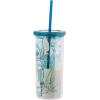 imageSilver Buffalo Furby Pastel Iridescent Plastic Tall Cold Cup with Lid and Straw 20 OuncesLilo and Stitch in Hawaiian Shirt