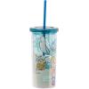 imageSilver Buffalo Furby Pastel Iridescent Plastic Tall Cold Cup with Lid and Straw 20 OuncesLilo and Stitch in Hawaiian Shirt