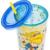 imageSilver Buffalo Furby Pastel Iridescent Plastic Tall Cold Cup with Lid and Straw 20 OuncesRainbow Brite Big