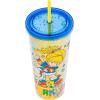 imageSilver Buffalo Furby Pastel Iridescent Plastic Tall Cold Cup with Lid and Straw 20 OuncesRainbow Brite Big