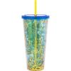 imageSilver Buffalo Furby Pastel Iridescent Plastic Tall Cold Cup with Lid and Straw 20 OuncesRainbow Brite Big