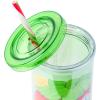 imageSilver Buffalo Furby Pastel Iridescent Plastic Tall Cold Cup with Lid and Straw 20 OuncesStrawberry Shortcake Strawberry House