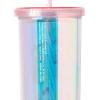 imageSilver Buffalo Furby Pastel Iridescent Plastic Tall Cold Cup with Lid and Straw 20 OuncesStrawberry Shortcake Sweets