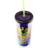imageSilver Buffalo Furby Pastel Iridescent Plastic Tall Cold Cup with Lid and Straw 20 OuncesTeenage Mutant Ninja Turtles