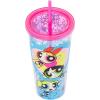 imageSilver Buffalo Furby Pastel Iridescent Plastic Tall Cold Cup with Lid and Straw 20 OuncesThe Powerpuff Girls Big