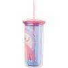 imageSilver Buffalo Furby Pastel Iridescent Plastic Tall Cold Cup with Lid and Straw 20 OuncesWizard of Oz Glinda