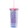 imageSilver Buffalo Furby Pastel Iridescent Plastic Tall Cold Cup with Lid and Straw 20 OuncesWizard of Oz Glinda