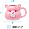 imageSilver Buffalo Furby Pink Ceramic 3D Sculpted Mug 20 OuncesCare Bears Sculpted Mug