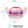 imageSilver Buffalo Furby Pink Ceramic 3D Sculpted Mug 20 OuncesLilo and Stitch Angel
