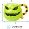 imageSilver Buffalo Furby Pink Ceramic 3D Sculpted Mug 20 OuncesNightmare Before Christmas