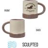 imageSilver Buffalo Furby Pink Ceramic 3D Sculpted Mug 20 OuncesYellowstone Dutton Ranch